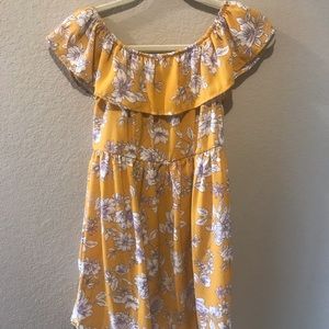 Yellow Floral Dress